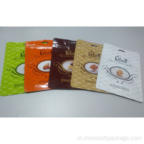 Kacang Pistachio Kacang Kemasan Disesuaikan Makanan Stand Up Pouch